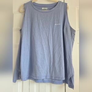 Columbia Women's Light Lavender Sleeveless Performance Tank Omni Shade 2x